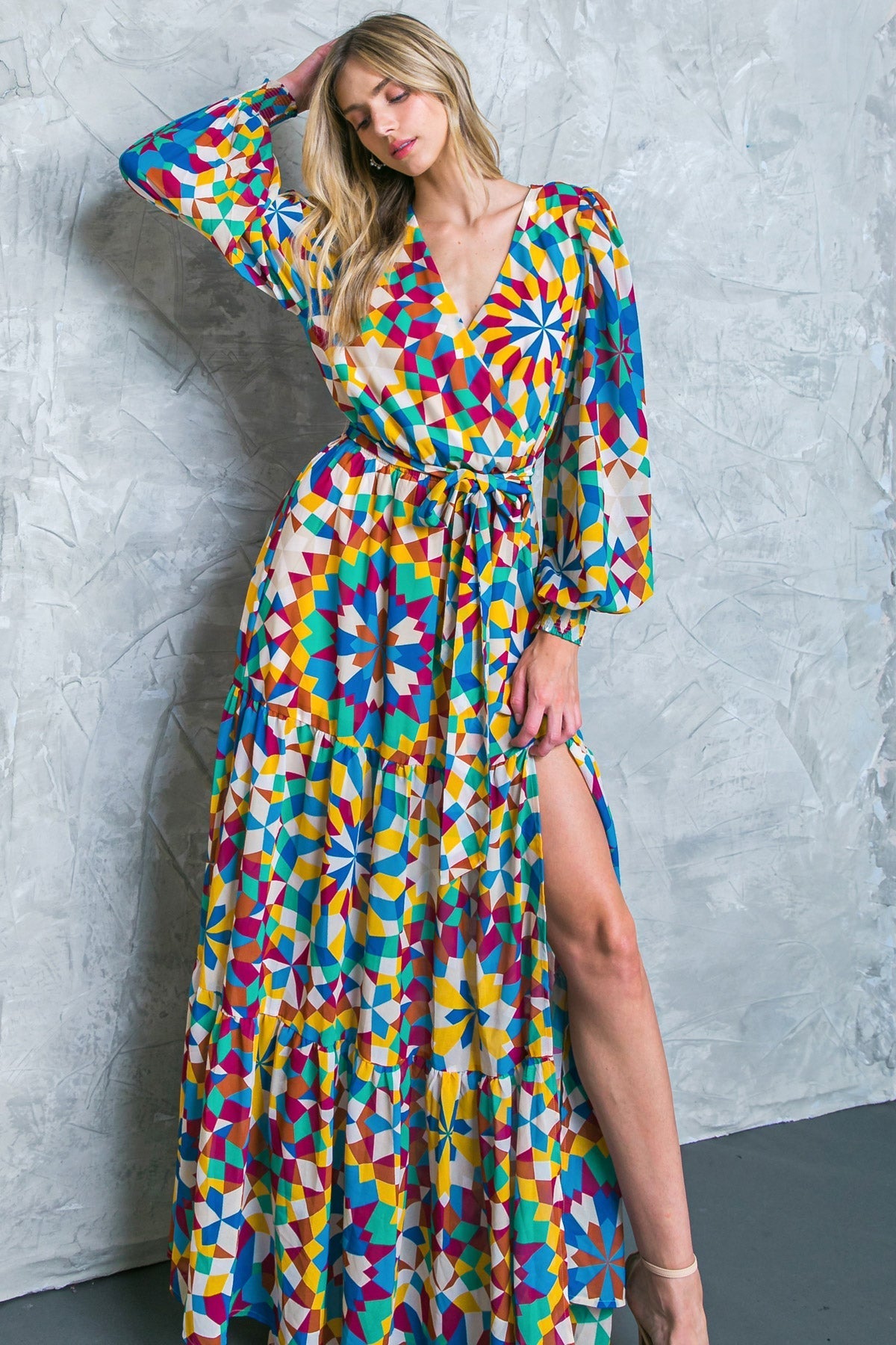 EVERYTHING I LOVE WOVEN MAXI DRESS Flying Tomato